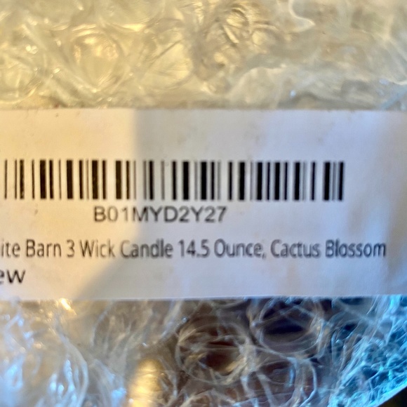 Bed Bath & Beyond Accents Bath Body Works White Barn Cactus Blossom Scented 3 Wick Candle 45